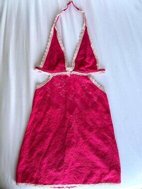 Victoria's Secret Women's Pink and Red Lingerie